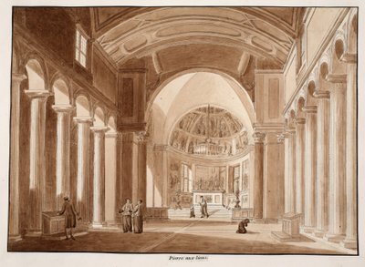 San Pietro in Vincoli, 1833 von Agostino Tofanelli